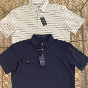 NWT • MIZZEN + MAIN & Peter Millar • Polo • SIZE medium